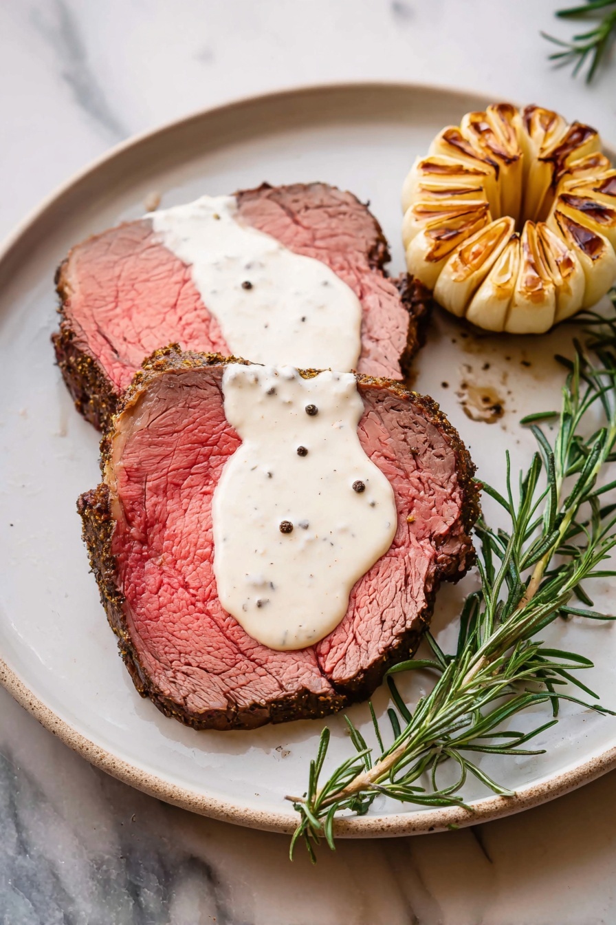 herb crusted beef tenderloin - Serving Suggestion