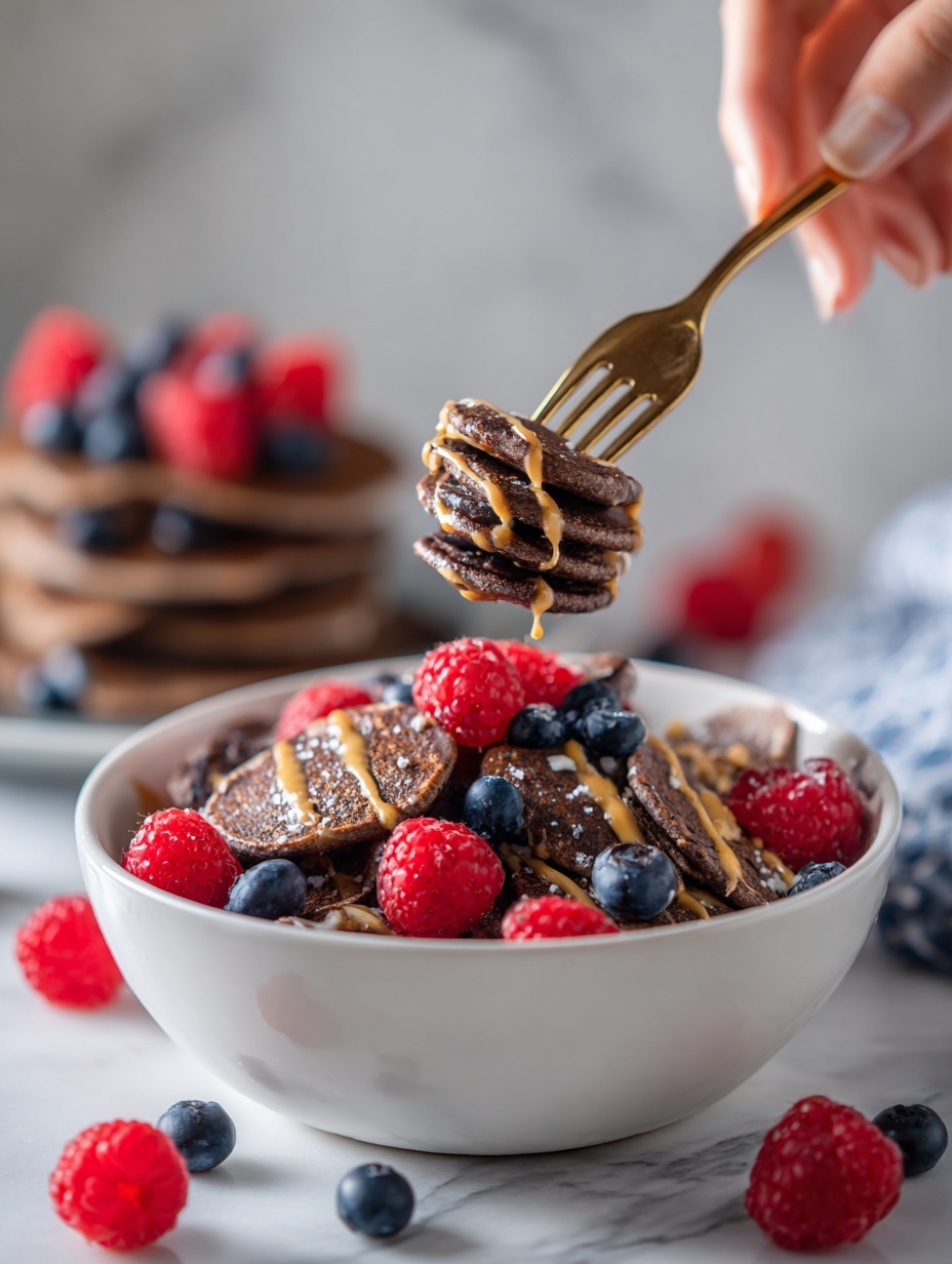 Inside a clear blender container, there are several unmixed ingredients layered close together. At the bottom, light brown rolled oats peek through, scattered around chunks of pale yellow banana pieces. On top of the bananas and oats, there are rich dark brown cocoa powder heaps unevenly spread. White flour dusts small areas, contrasting with the darker cocoa. The blender blade with sharp silver edges is centered, partly covered by the ingredients. The container sits on a white marbled surface, highlighting the natural colors and textures of the ingredients. photo taken with an iphone --ar 2:3 --v 7